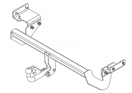 Фаркоп KI 26 для KIA Ceed II 01.08.12-2018, Автос, нагрузка 1500/75 кг. С подрезкой бампера от магазина ФаркопРос